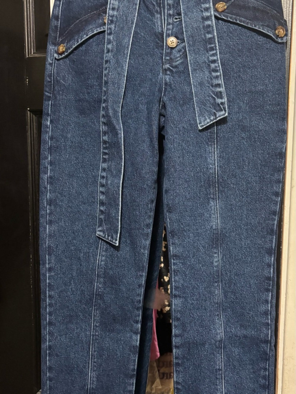NWT Sezane Maximo High-Rise Tie-Waist Trousers - Picture 3 of 6